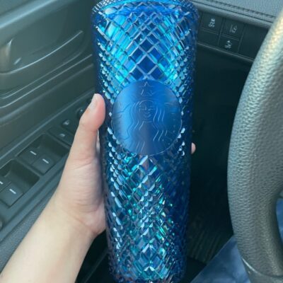 Starbucks 2022 Holiday ‘Azure’ Blue Jeweled Venti Tumbler