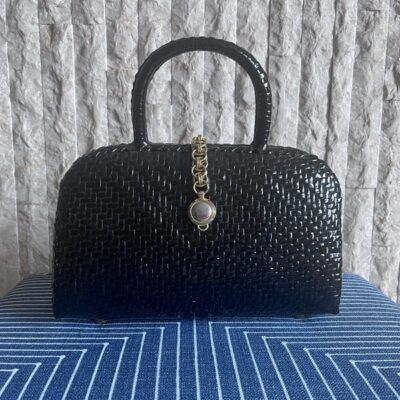 Vintage inspired black purse