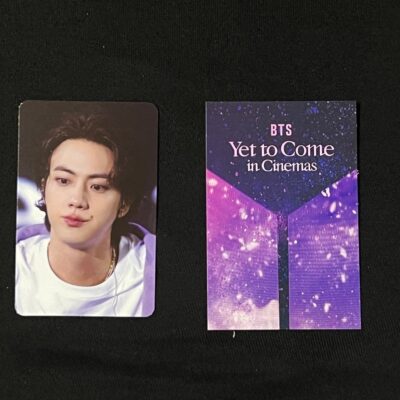 BTS Yet to Come in Cinemas Concert Jin Lucky Draw Photocard