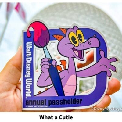 DISNEY NEWEST FIGMENT MAGNET FIGMENT FROM EPCOT LIMITED EDITION