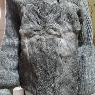 Gray Sergio Valente Rabbit Jacket