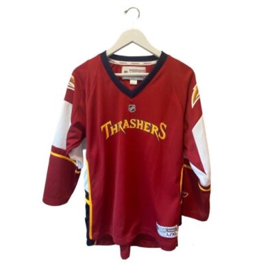 Reebok Atlanta Thrasher Hockey Team Jersey Size Youth Large