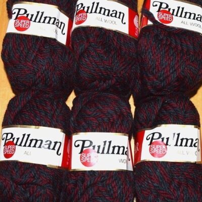 Vintage NEW SIDAR Pullman 100% pure Chunky Wool yarn knitting crochet