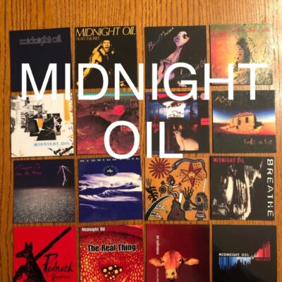 Midnight Oil fridge magnets