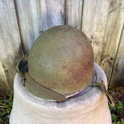 Spanish M65 Paratrooper Helmet Named