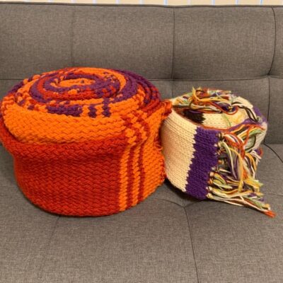 knitting yarn bundle