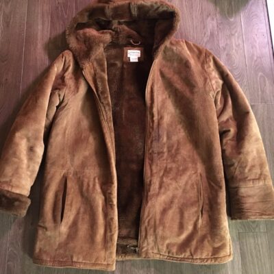 Vintage suede coat