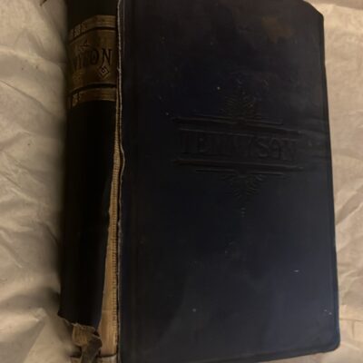 Rare Antique 1800s Book Tennyson The Complete Works