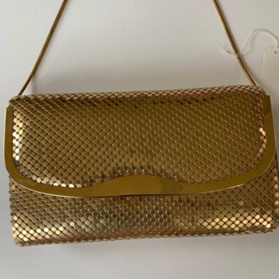 Vintage Elka Mesh Sequin Gold Bag