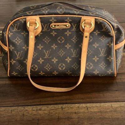 Authentic Louis Vuitton Monogram Montorgueil PM Shoulder Tote Bag