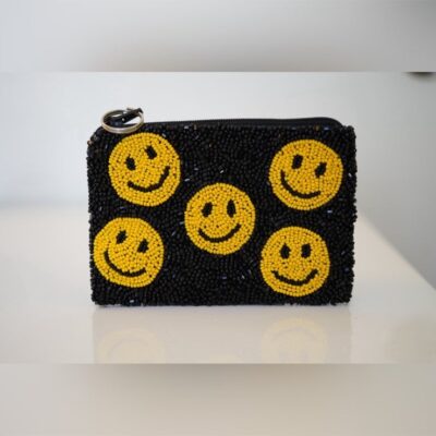 Mackenzie Childs beaded wallet