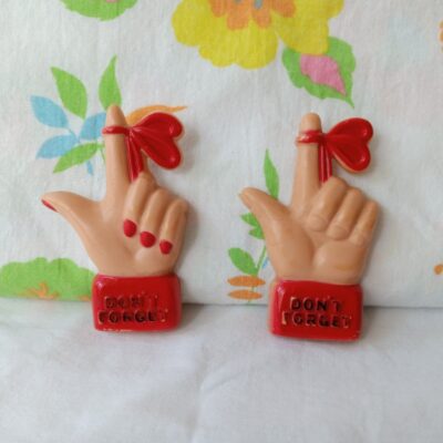 2 Rare Hand Magnets, Vintage