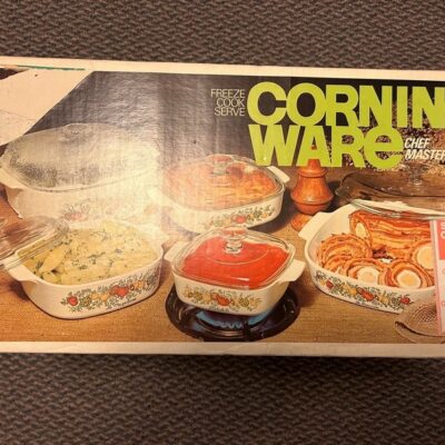 1977 Vintage Corningware Spice of Life Chef Master Set 10pc Sealed A-500-8