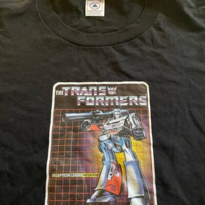 Vintage 90s Original 1999 Transformers Megatron Hasbro Shirt 80s Cartoon TV Show