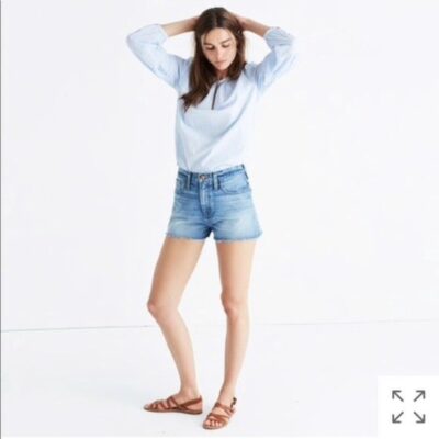 Madewell the perfect Jean shorts size 24