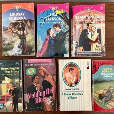 Vintage Silhouette Romance Book Lot Harlequin