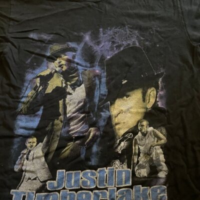 Vintage Y2K Original 2007 Justin Timberlake Tour Concert Shirt Bootleg Rap Pop