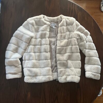 Carmen Marc Valvo faux fur coat