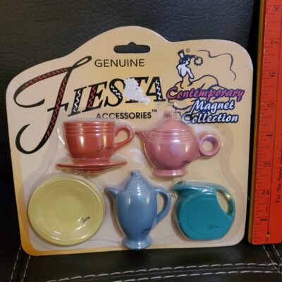 Vintage Genuine Fiesta Accessories Contemporary Magnet Collection rare NIB