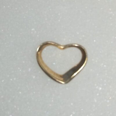 14k heart charm