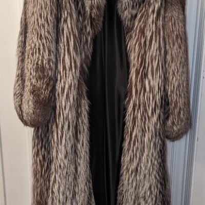 Silver Fix Fur Coat