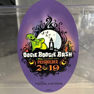 Disneyland Oogie Boogie Bash Passholder Magnet 2019