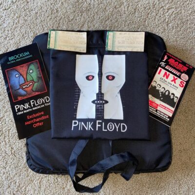 Pink Floyd North American Tour 1994 Concert Seat Cushion Tickets Catalog Lot