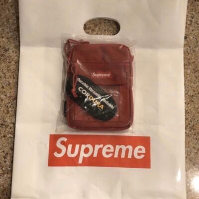 Supreme Red Utility Pouch