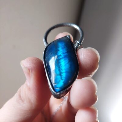 The Blue Wizard Labradorite Talisman