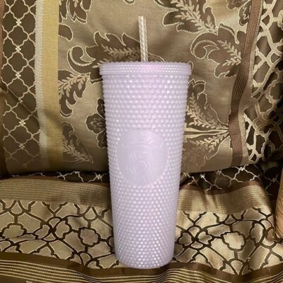 Starbucks purple studded tumbler