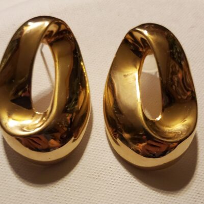 Vintage Piscitelli goldtone earrings