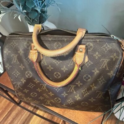 Louis Vuitton Speedy Monogram 30 Brown Shoulder Bag