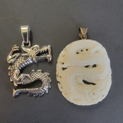 Vontage Dragon Pendant set