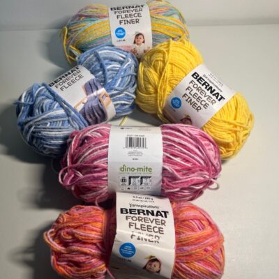 BERNAT BLANKET FLEECE LOT