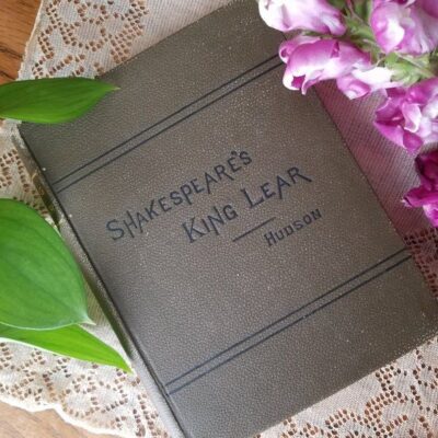 Antique king Lear book Shakespeare 1800s