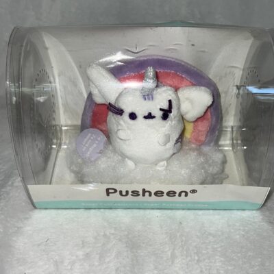 Pusheen white rainbow unicorn new stuffed animal cat cloud gund