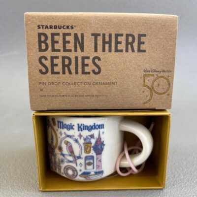 Disney 50th Anniversary Starbucks Been There Series Magic Kingdom Mug Ornament