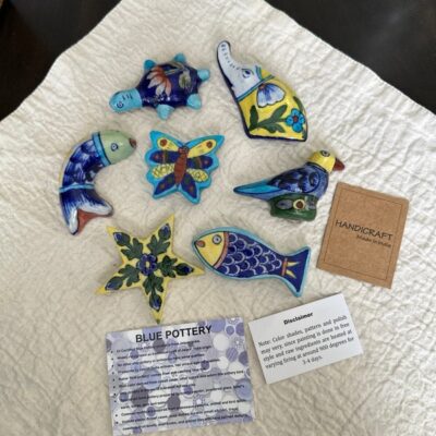 Blue Pottery Magnets