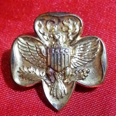 1940’s Girl Scouts of America Membership Pin Vintage Collectible