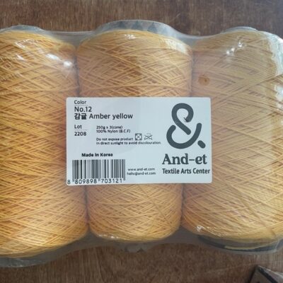 And-et Amber Yellow Tufting Nylon Yarn 3 Pack