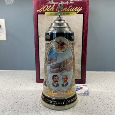 Rare Anheuser Busch 20th Century In Review Stein 1900-1919 CS311 & COA