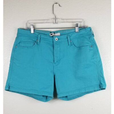 Levi’s Aqua Blue Jean Shorts Sz 12