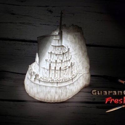 Minas Tirith Lamp 3d printed lotr Custom made to order Lord of the Rings