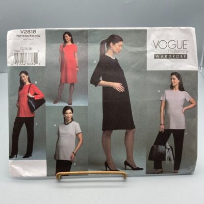 UNCUT Vintage Sewing PATTERN Vogue V2818, Maternity Wardrobe Easy 2003 Misses