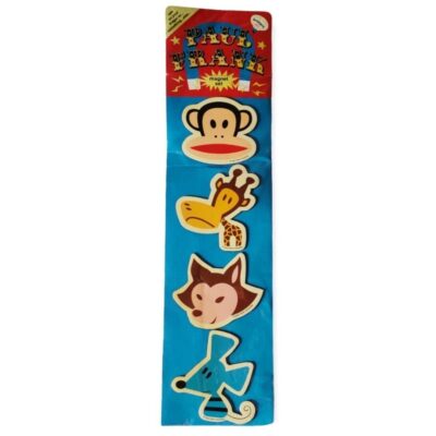 New Paul Frank Character Magnet Set Julius the Monkey Clancy William Sealed 2003