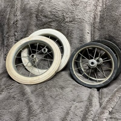 Vintage Spoke Solid Rubber Wheels