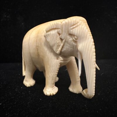 Antique Hand Carved Bovine Bone Netsuke