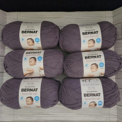 6 Skeins Yarn Lot – RETIRED – Bernat Bundle Up (Color – Nighttime)