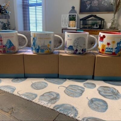 Starbucks Disney Parks Mug Set