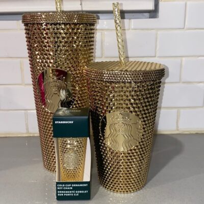 Starbucks Gold Studded Collection BUNDLE of All 3